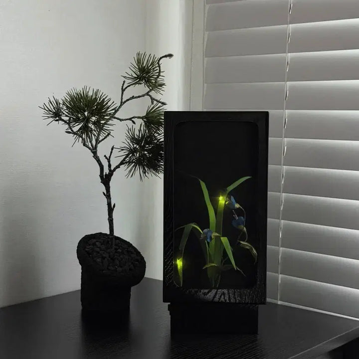 [BUNJANG] Japanese Vintage Wooden Firefly Object Mood Lamp / 원목 반딧불이 오브제 무드등 일본 빈티지 소품 고전완구
