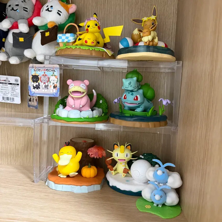 [BUNJANG] Pokemon Nature Figure &amp; Doll Keychain Bundle Set / 포켓몬스터 자연피규어 + 인형키링 일괄