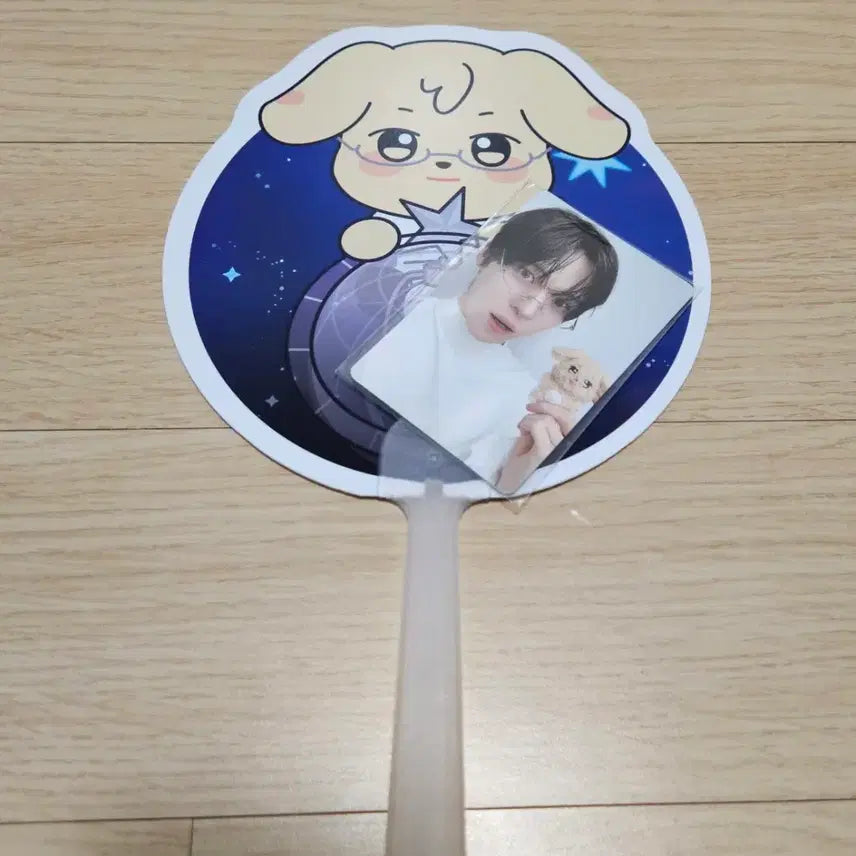 [BUNJANG] ATINY TUDUNG Fan + Photocard / 애니티즈 튜덩이 부채+포카