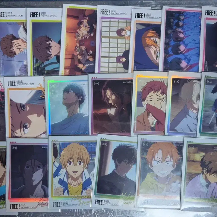 [BUNJANG] Free! The Final Stroke Photocard/Pashacard Bundle Set / [급처] Free! 프리 더 파이널 스트로크 포토카드/파샤 일괄