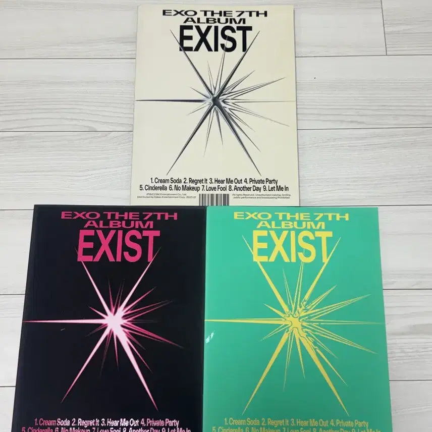 [BUNJANG] EXO 7th Album EXIST Bundle Set / EXO 7집 앨범 EXIST 3개일괄세트