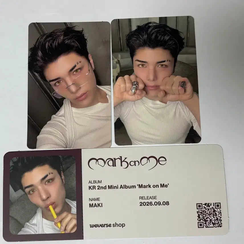 [BUNJANG] &amp;TEAM Maki Photocard Set / 앤팀 마크온미 마키포카세트