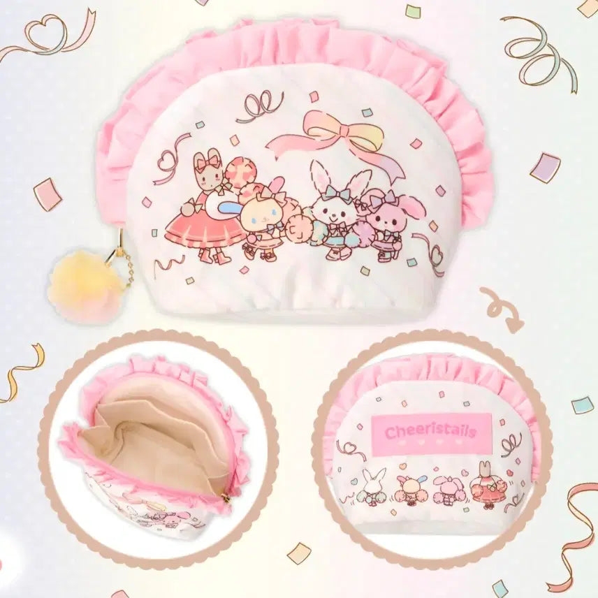 [BUNJANG] Sanrio Cheerful Tales Series Pouch / 산리오 모두를 응원 치어리테일즈 시리즈 파우치