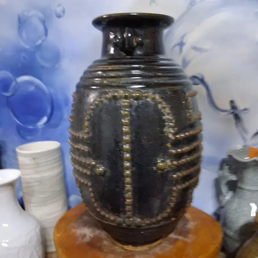 [BUNJANG] Yi Ho Celadon Porcelain Vase / 양이호   연대 좋은 도자기