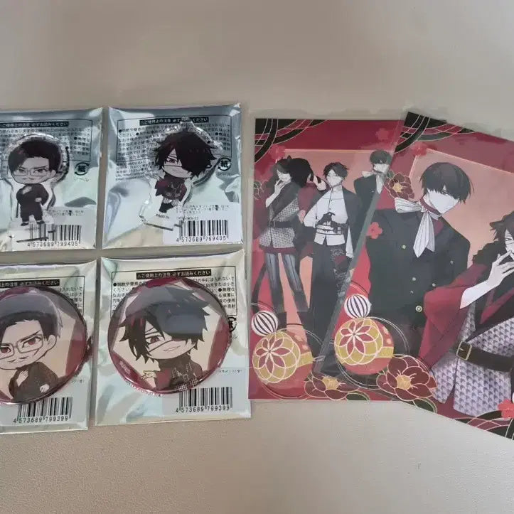 [BUNJANG] eeo Modern Fuchi Acrylic Stand + Badge Set / 오오에 eeo 모던 푸치 아크릴+ 뱃지 신바시 시죠마에