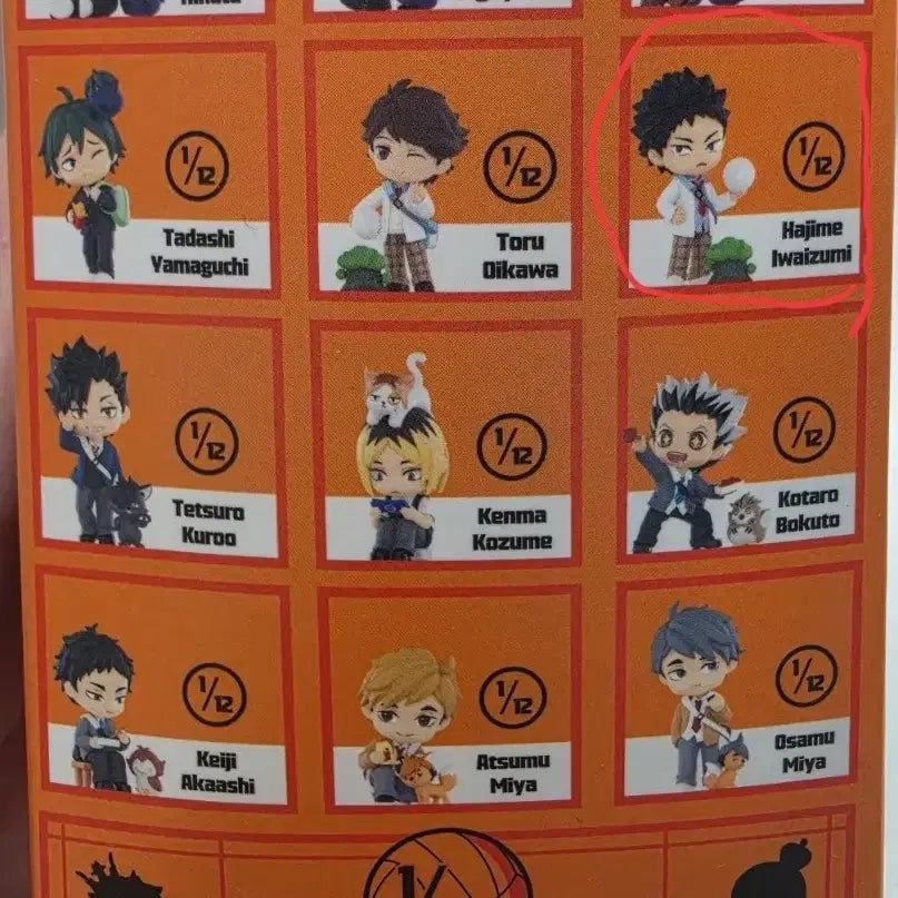 [BUNJANG] Haikyu!! Pop Mart Iwaizumi Figure / 하이큐 팝마트 이와이즈미
