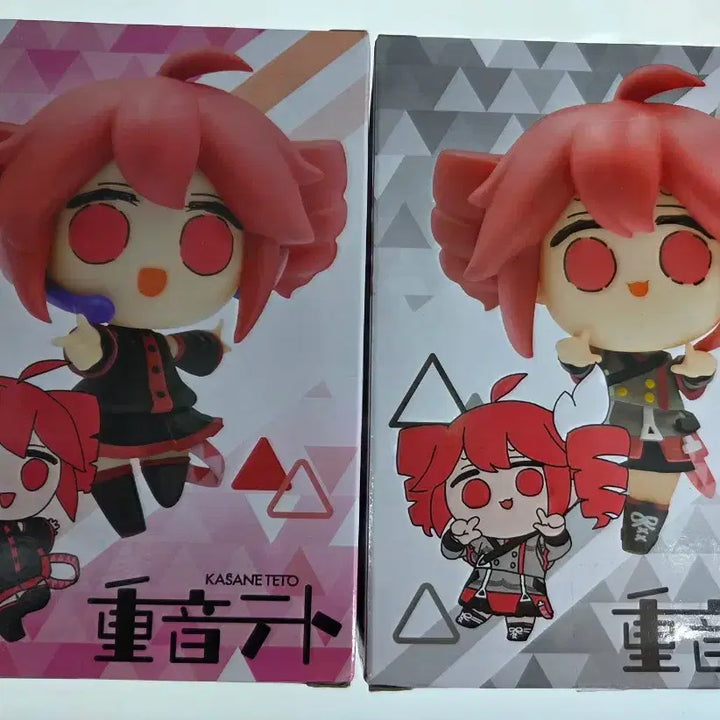 [BUNJANG] Kasane Teto Konami Deformed Figure 2 Types Bundle Set / 카사네 테토 코나미 데포르메 피규어 2종 일괄
