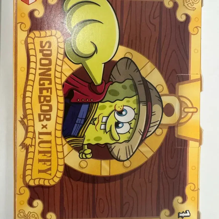[BUNJANG] SpongeBob x One Piece Luffy Collaboration Figure / 스폰지밥 루피 콜라보 피규어!!