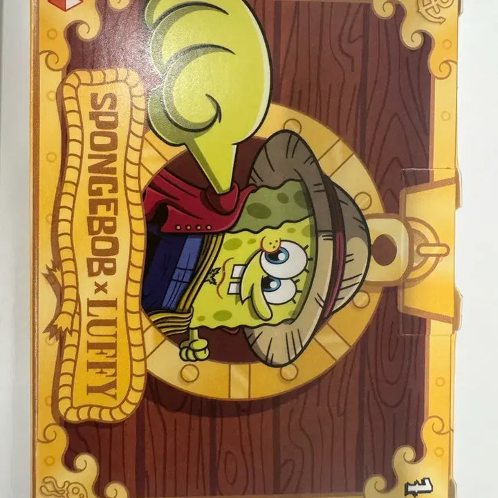 [BUNJANG] SpongeBob x One Piece Luffy Collaboration Figure / 스폰지밥 루피 콜라보 피규어!!