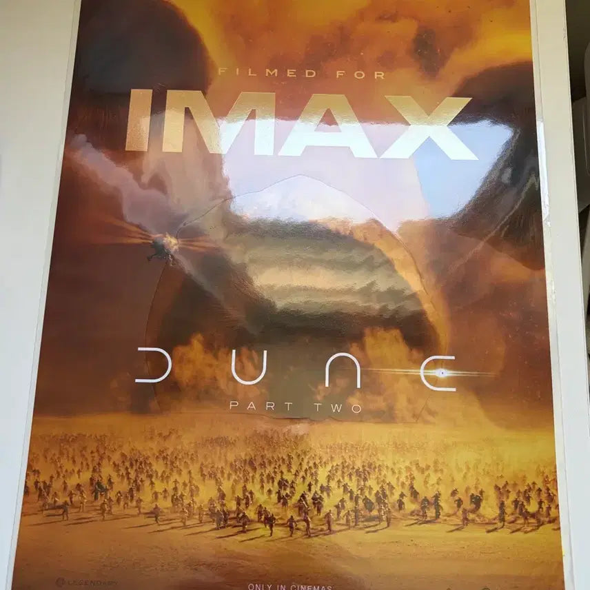 [BUNJANG] Dune: Part Two IMAX Poster / 듄 파트 2 IMAX 포스터