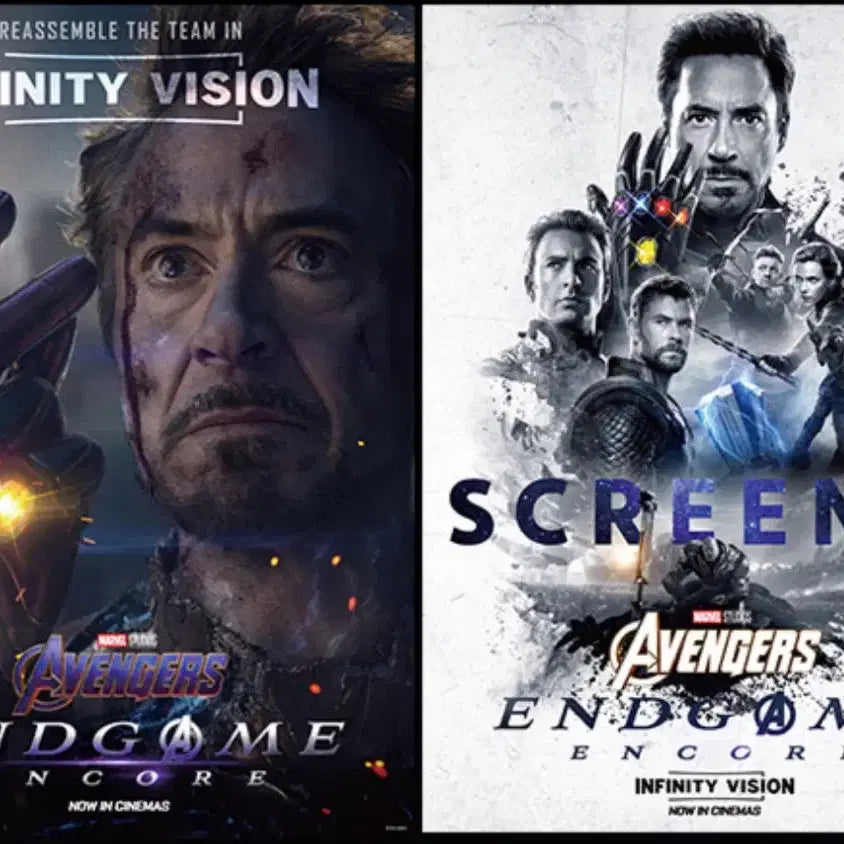 [BUNJANG] Avengers: Endgame ScreenX Poster / 어벤져스 엔드게임 스크린엑스 포스터