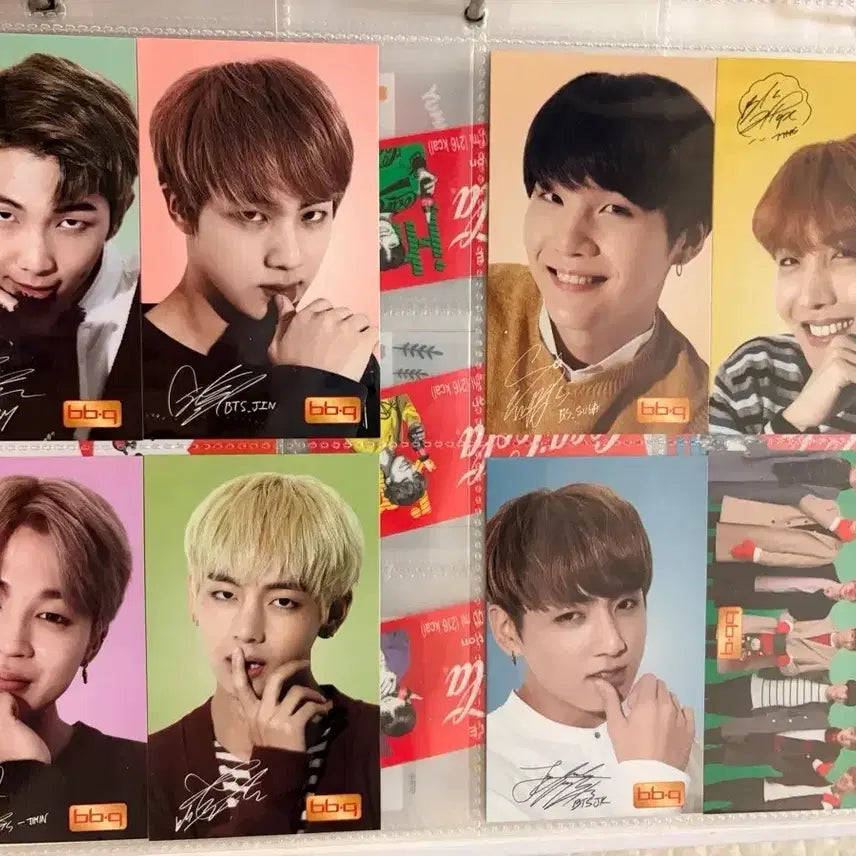 [BUNJANG] BTS BBQ Photocard Bundle Set / 방탄소년단 비비큐 bbq 포카 일괄 판매
