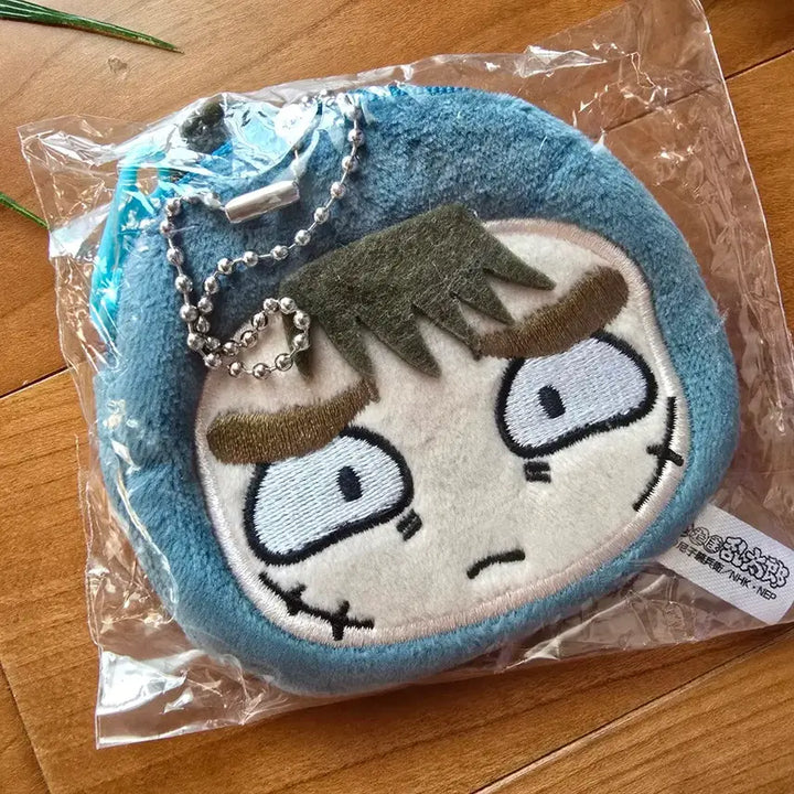 [BUNJANG] Nintama Rantarou Rokunin Nakazake Choji Mini Pouch Keyring / 닌타마 란타로 6닌 나카자케 쵸지 미니 파우치 키링 - Used