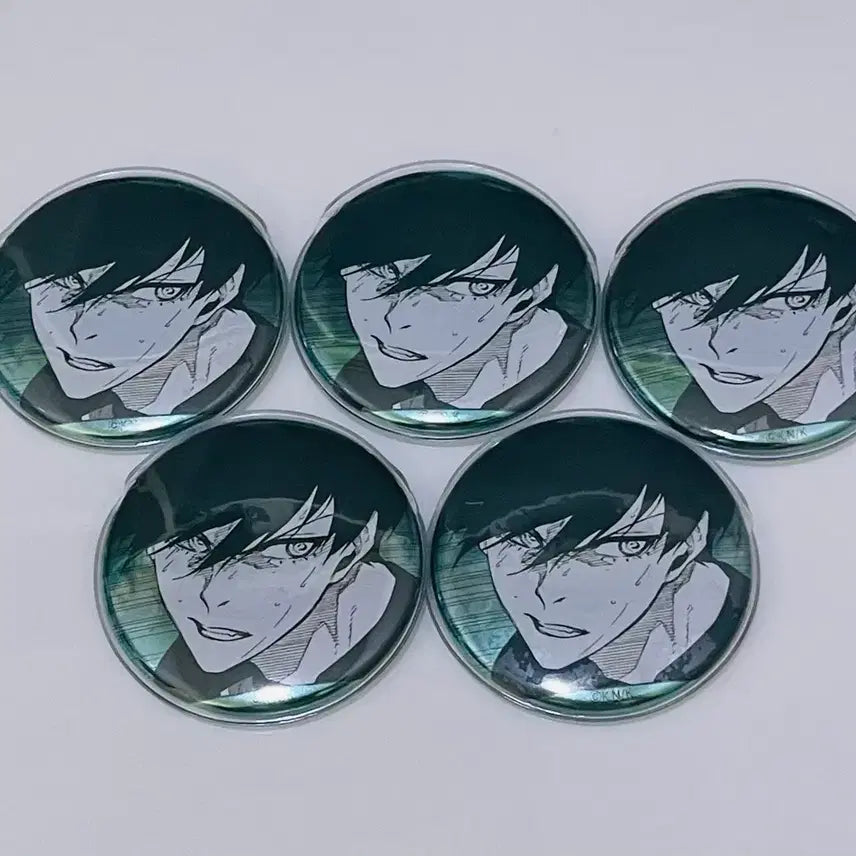 [BUNJANG] Blue Lock Rin Itoshi Original Art Can Badge Bundle Set / 블루록 이토시 린 원화 캔뱃지 일괄 판매