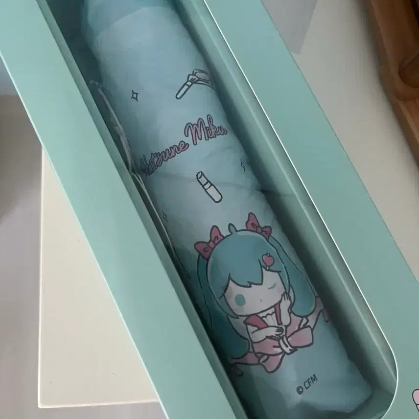 [BUNJANG] Hatsune Miku Character Umbrella / 하츠네미쿠 양우산 새상품