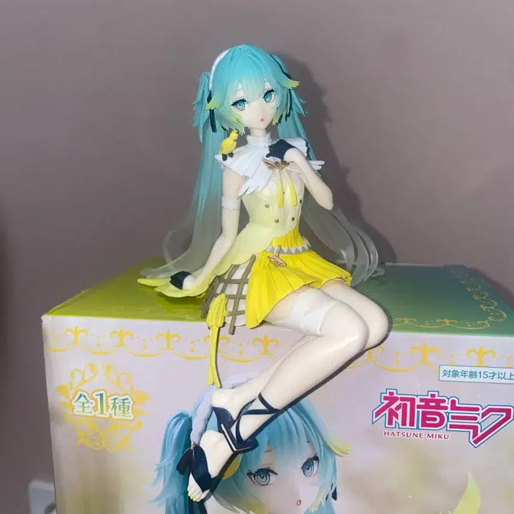 [BUNJANG] Hatsune Miku Canary Noodle Stopper Figure / 미쿠 카나리아 누들스토퍼