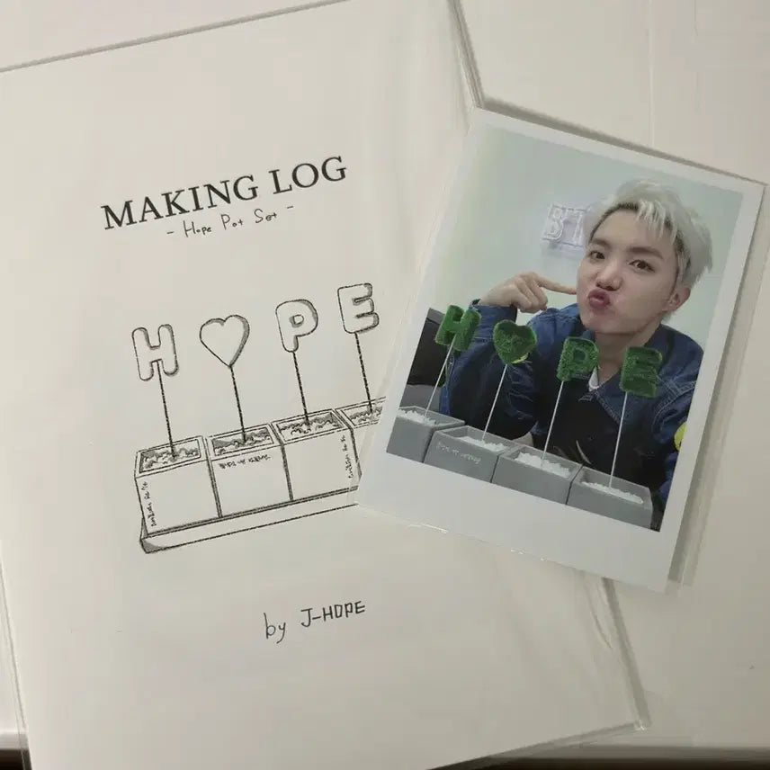 [BUNJANG] BTS J-Hope HOPE POT SET / 제이홉 화분 [J-HOPE] HOPE POT SET