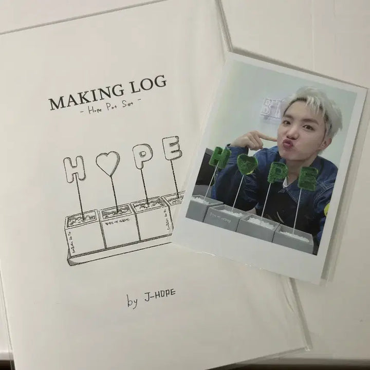 [BUNJANG] BTS J-Hope HOPE POT SET / 제이홉 화분 [J-HOPE] HOPE POT SET