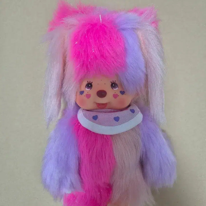 [BUNJANG] Monchhichi Shinako Purple Pink S / 몬치치 시나코 퍼플핑크 S