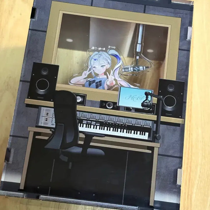 [BUNJANG] Hebi Recording Studio Diorama Acrylic Stand / 헤비 hebi 녹음실 디오라마 아크릴 스탠드