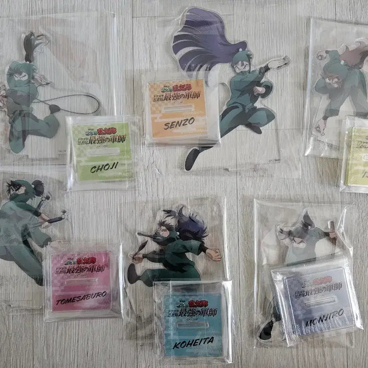 [BUNJANG] Nintama Rantarou Theatrical Version Blu-ray Limited Edition 6th Grade 6 Nin Acrylic Stand Bundle Set / (일괄) 닌타마 란타로 극장판 블루레이 한정판 6학년 6닌 아크릴 스탠드