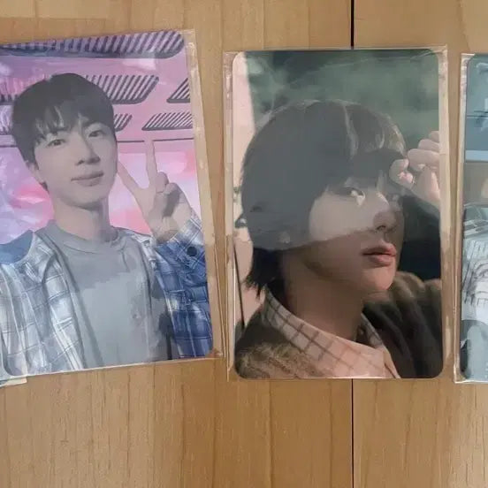 [BUNJANG] BTS Jin Lucky Draw Photocard Set / BTS 방탄 JIN 진 석진 해피 뮤직아트 럭드4종