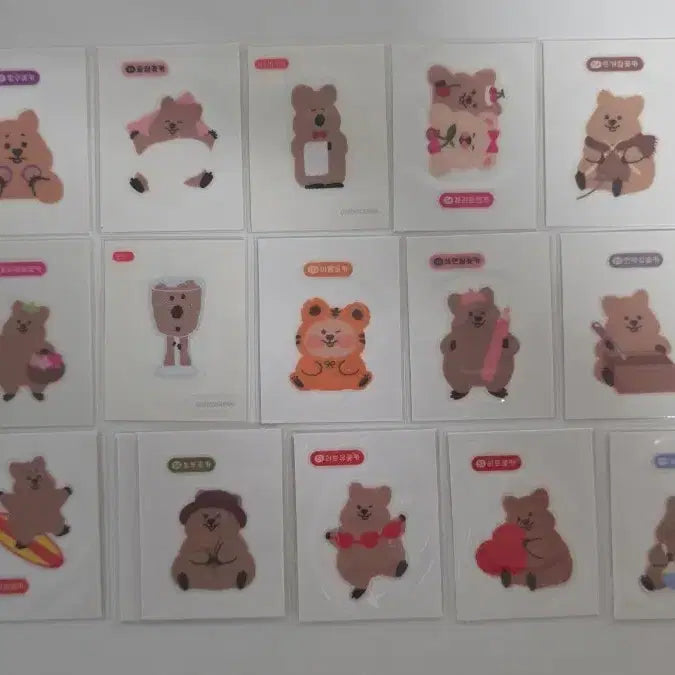 [BUNJANG] Flower Character Sticker Collection / 꽃카 띠부씰
