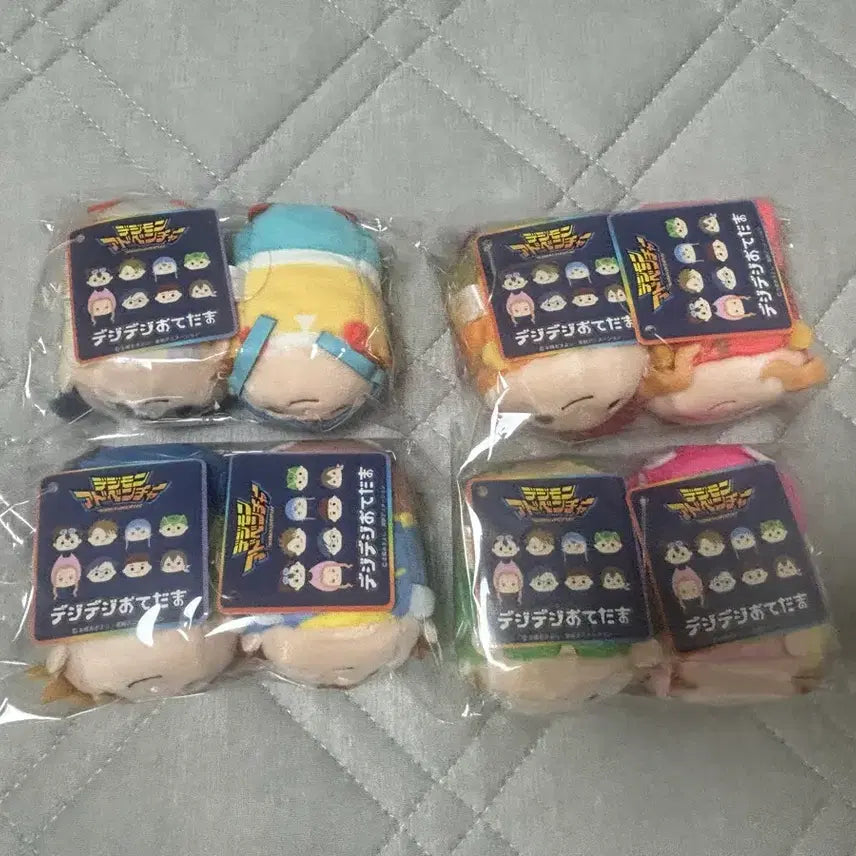 [BUNJANG] Digimon Tsum Tsum 8-Piece Plush Set / 디지몬 쯔무쯔무 8종 인형 일괄판매