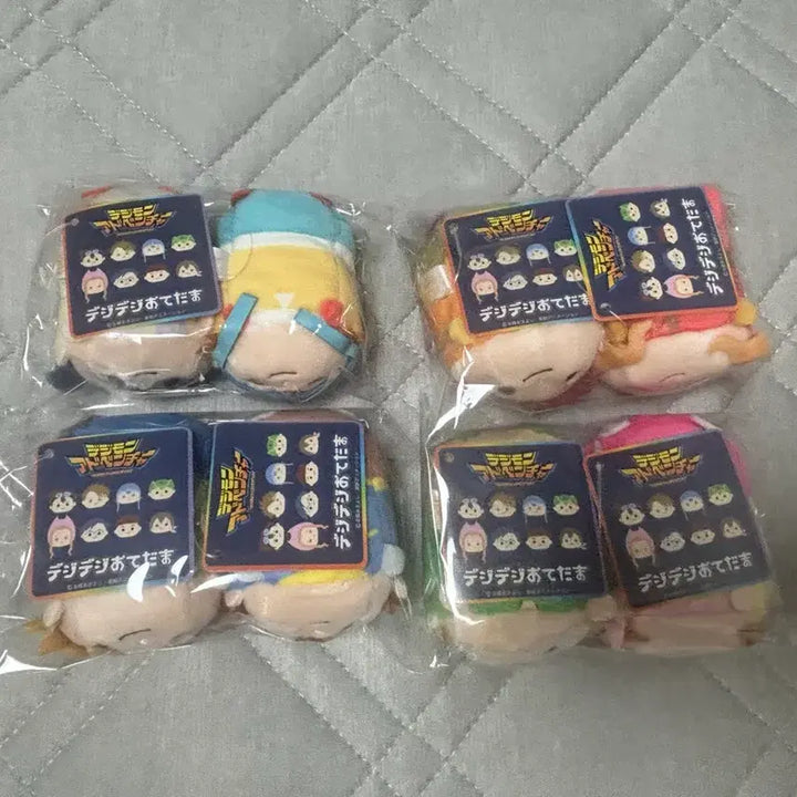 [BUNJANG] Digimon Tsum Tsum 8-Piece Plush Set / 디지몬 쯔무쯔무 8종 인형 일괄판매