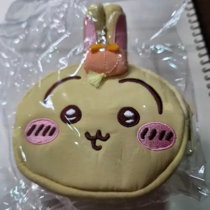 [BUNJANG] Chiikawa Usagi Hanbok Double Pouch Coin Purse / 치이카와 더블파우치 동전지갑 한복 우사기