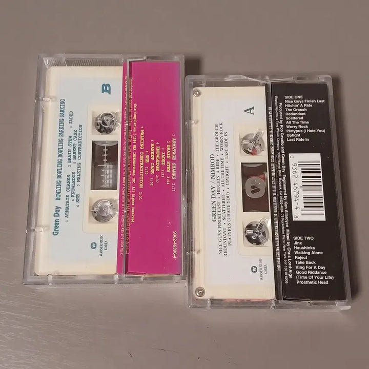 [BUNJANG] Green Day Cassette Tape Bundle Set / (중고 카세트) Green day 그린데이 카세트 테이프 2개 일괄