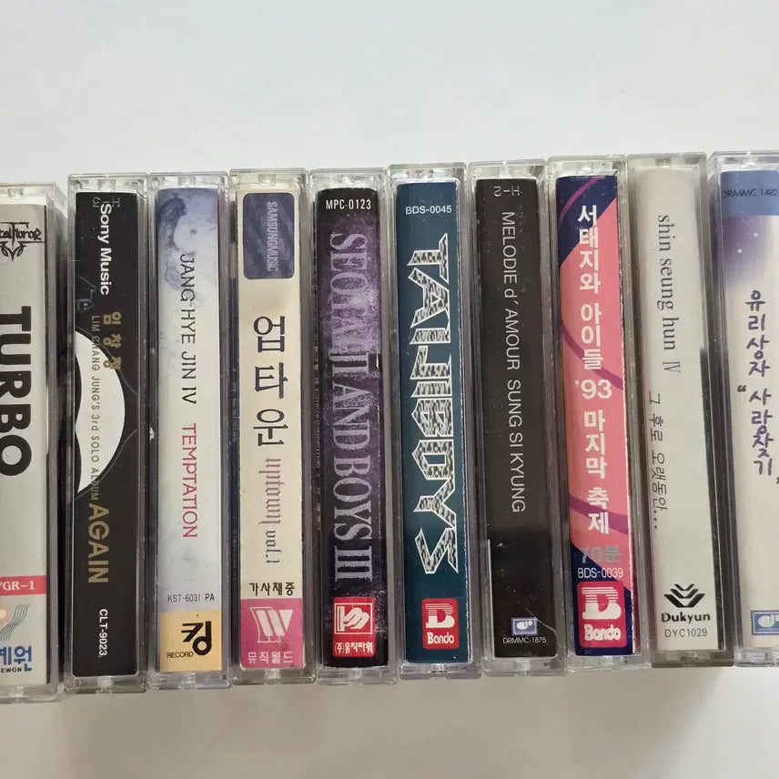[BUNJANG] Various Artists Bundle Set Cassette Tapes / 24 터보, 임창정, 장혜진, 업타운, 서태지와 아이들 (3집), &