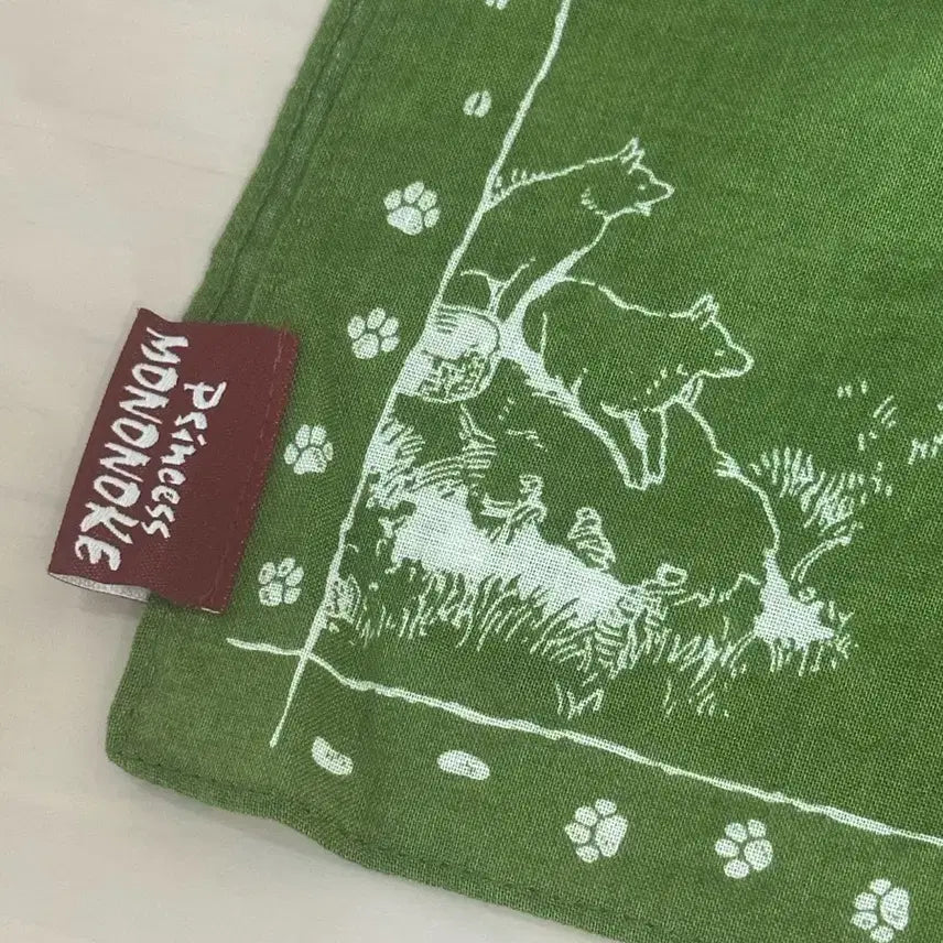 [BUNJANG] Princess Mononoke Handkerchief / 모노노케히메 손수건