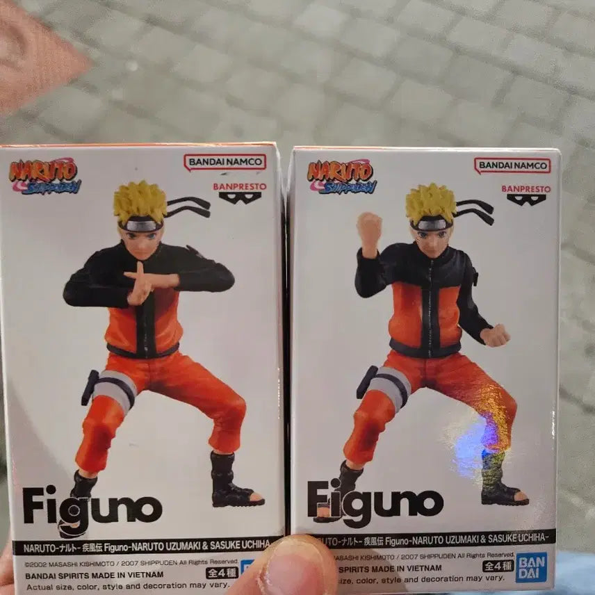 [BUNJANG] Genuine Naruto Uzumaki &amp; Sasuke Uchiha Figure Set / 정품 나루토 피구노 피규어 세트