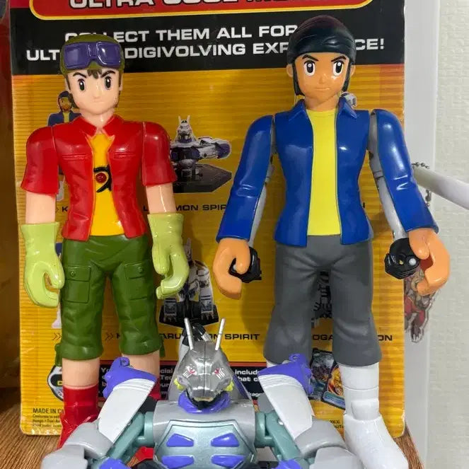 [BUNJANG] Digimon Frontier Woo Jeonghoon + Seon WooHyun (Wolfmon) Spirit Evolution Figure Set / 디지몬 프론티어 우정훈+선우현(볼프몬) 스피릿 에볼루션 피규어 세트