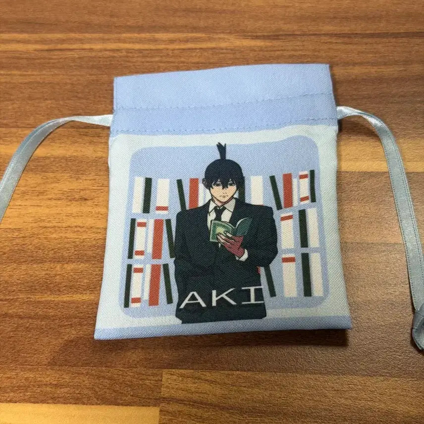 [BUNJANG] Chainsaw Man Aki Drawstring Pouch / 체인소맨 아키 복주머니 파우치
