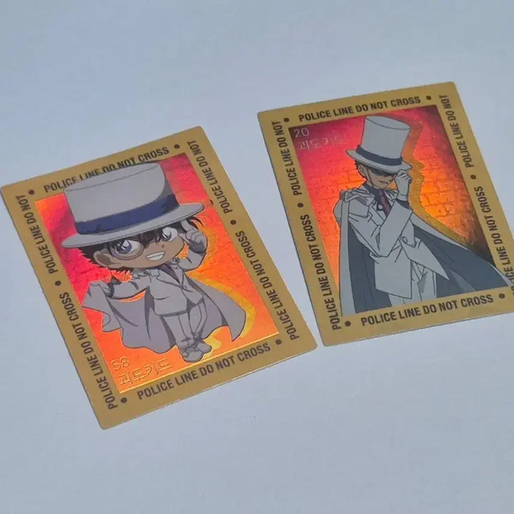 [BUNJANG] Kaito Kid Sticker Set / 괴도키드 카드 띠부실 굿즈 2종 세트