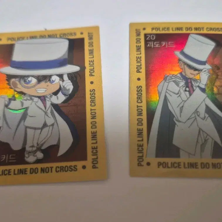 [BUNJANG] Kaito Kid Sticker Set / 괴도키드 카드 띠부실 굿즈 2종 세트