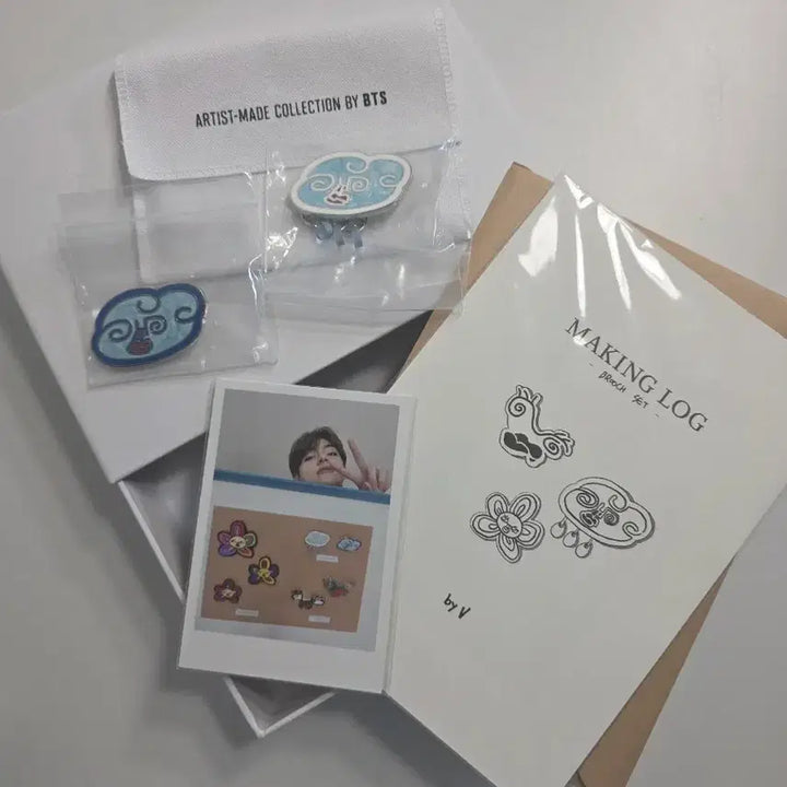 [BUNJANG] BTS V ARTIST-MADE COLLECTION Cloud Badge / BTS 방탄소년단 V MADE 컬렉션 클라우드 뱃지