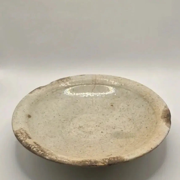 [BUNJANG] Authentic Early Joseon Dynasty White Porcelain Plate / 진품 조선초기 백자접시