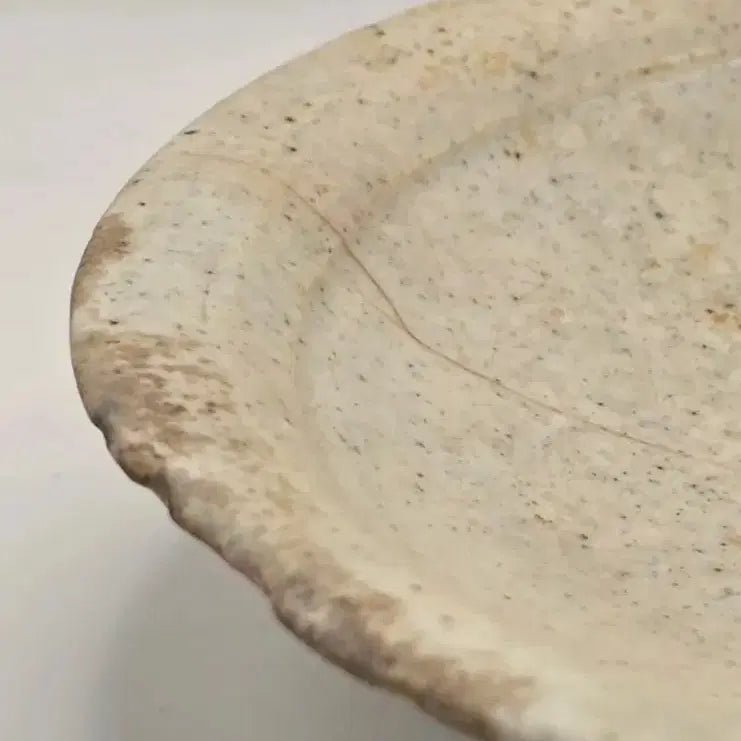 [BUNJANG] Authentic Early Joseon Dynasty White Porcelain Plate / 진품 조선초기 백자접시