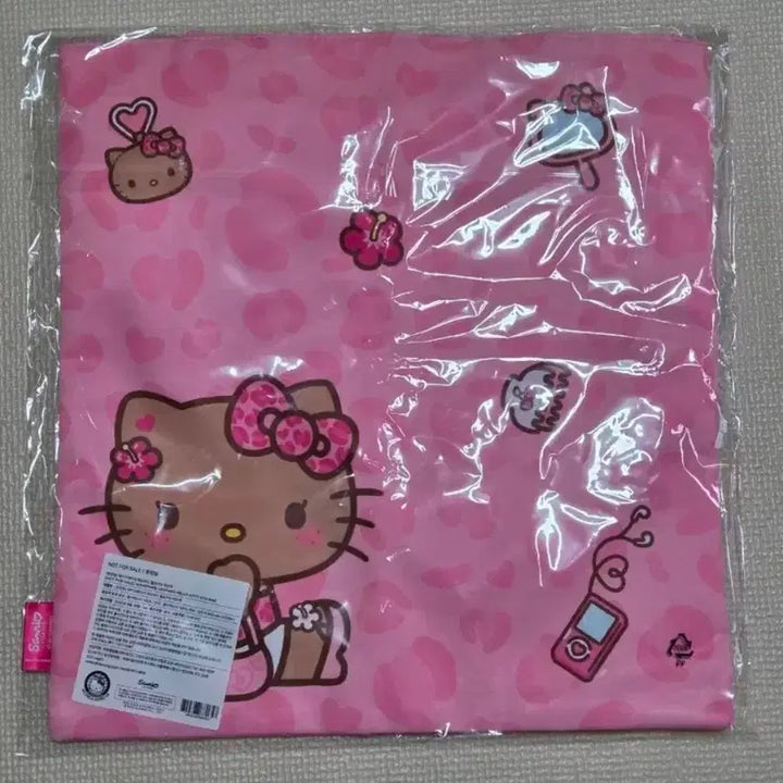 [BUNJANG] WAKEMAKE Hello Kitty Leopard Eco Bag Tanning Kitty / 웨이크메이크 헬로키티 레오파드 에코백 태닝키티 판매
