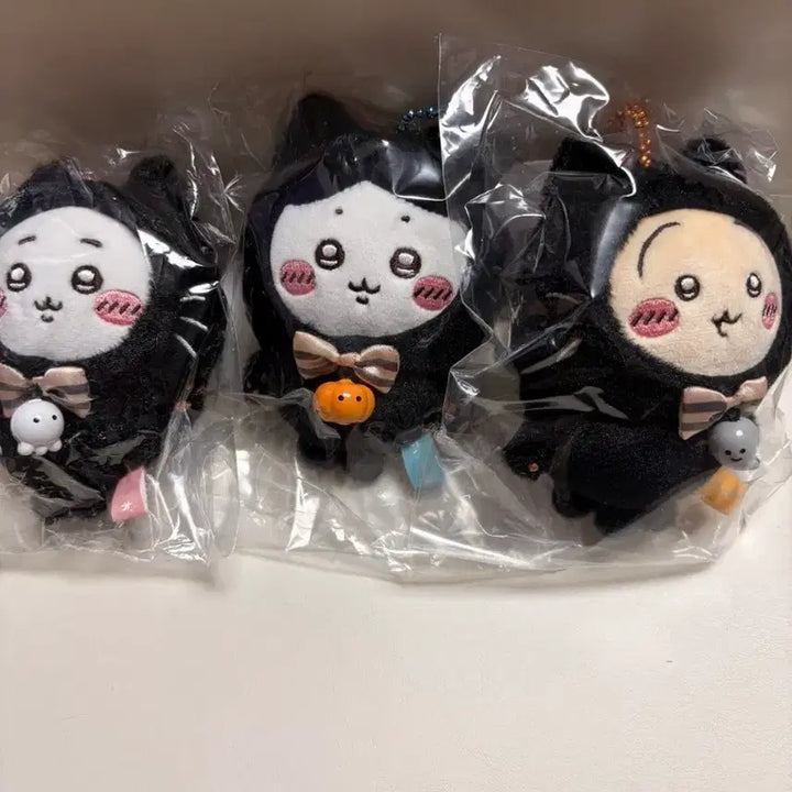[BUNJANG] Chiikawa Market Halloween Black Cat Set / 치이카와 마켓 할로원 검은 고양이 3종 일괄 판매 합니다 (새상품 현물입니다)