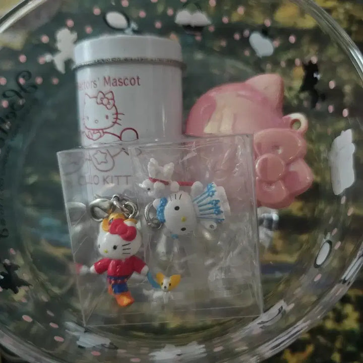 [BUNJANG] Sanrio Kitty Poodle &amp; Papillon Bundle / 일괄산책키티푸들키티빠삐숑키티캔얼굴소품함