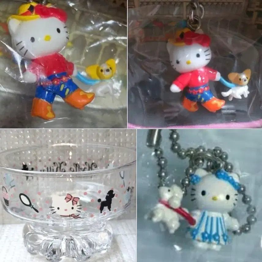 [BUNJANG] Sanrio Kitty Poodle &amp; Papillon Bundle / 일괄산책키티푸들키티빠삐숑키티캔얼굴소품함