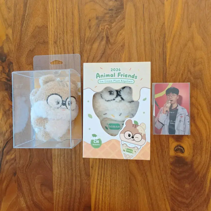 [BUNJANG] T1 Doran 2 Types of Plush Toys Bundle (Includes Photocard) / T1 티원 도란 애니멀즈 도람쥐 인형 / Doran