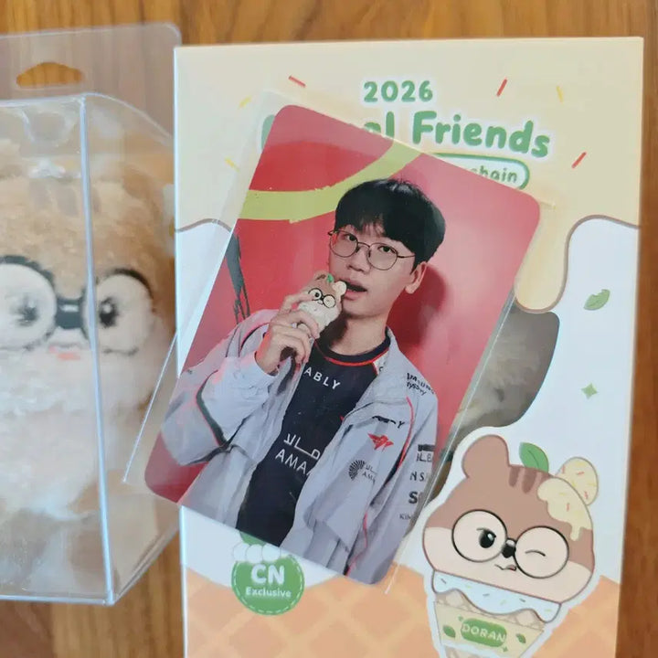 [BUNJANG] T1 Doran 2 Types of Plush Toys Bundle (Includes Photocard) / T1 티원 도란 애니멀즈 도람쥐 인형 / Doran