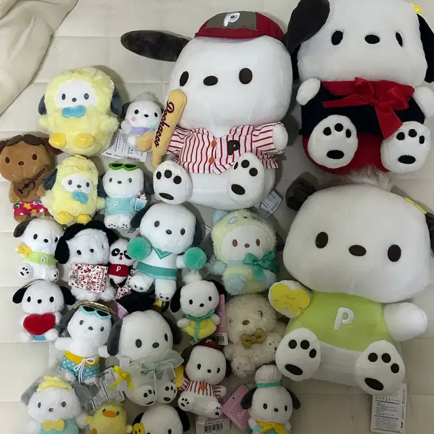 [BUNJANG] Sanrio Pochacco Doll Bundle Set / 산리오 포차코 인형 일괄