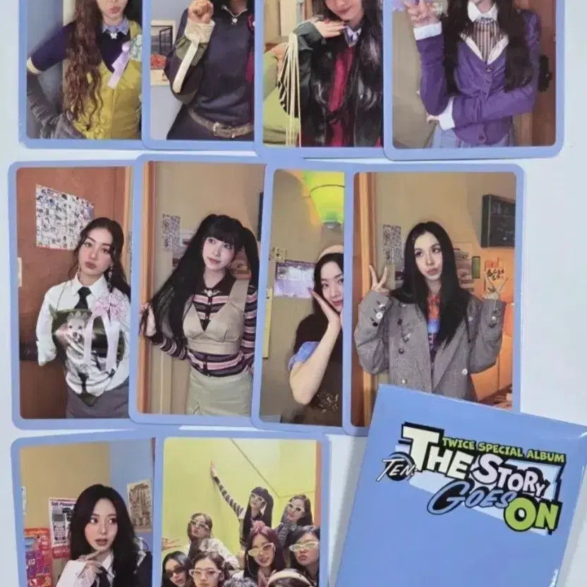 [BUNJANG] TWICE GOES ON Photocard Set / TWICE 트와이스 GOES ON 포토카드 나연 정연 모모 사나 지효 미나 다현 채영 쯔위