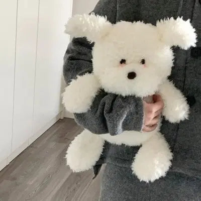 [BUNJANG] Fluffy Puppy Plush Toy / 뽀글 강아지 인형 (새상품)